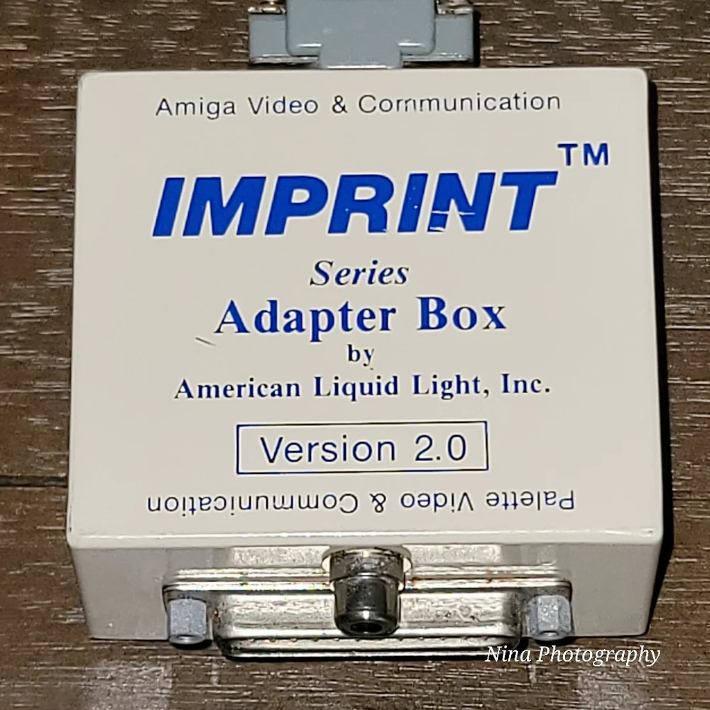 VTG Imprint Series Adapter Box Version 2.0 Liquid Light Amiga Palette Video HTF